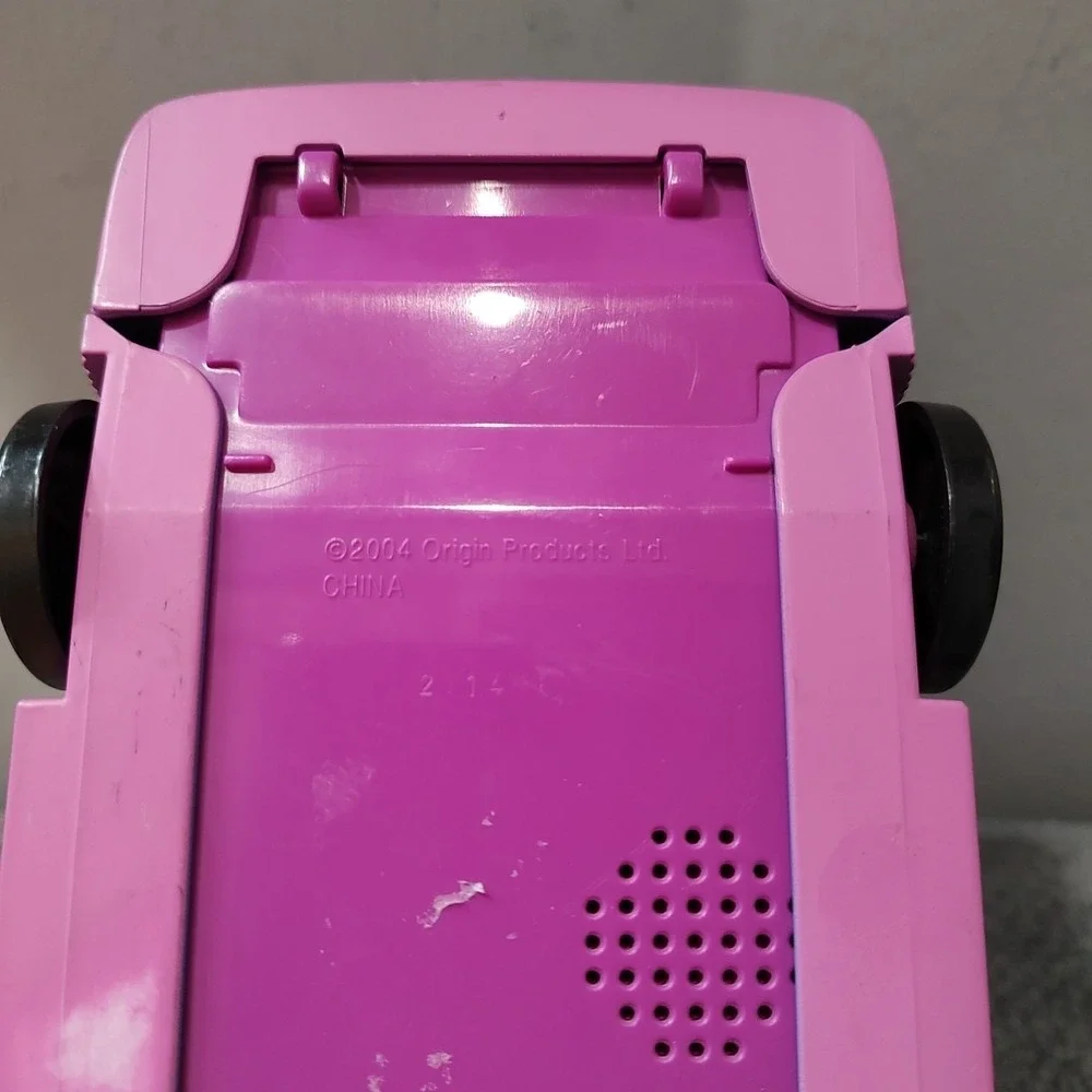 2004‎ Polly Pocket Party Bus RV Van Lights Sounds Rare Vintage Purple Disco